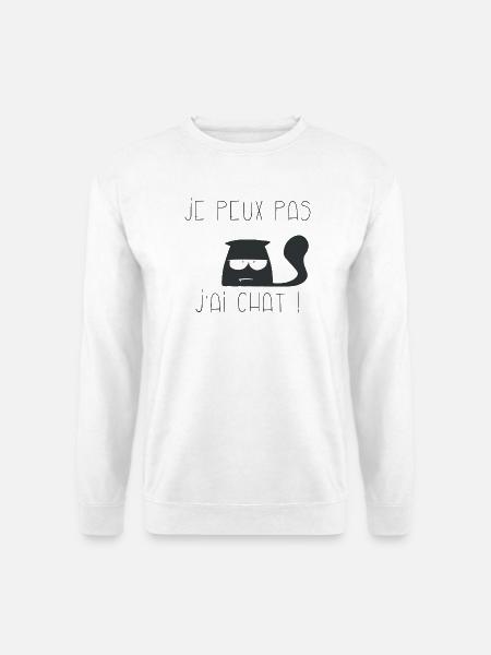 Je peux pas j'ai chaut blazé - Sweat-shirt Unisexe - blanc