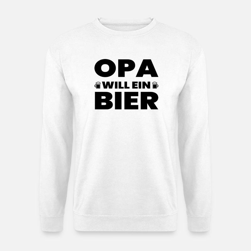 Bier - Unisex Pullover - Weiß