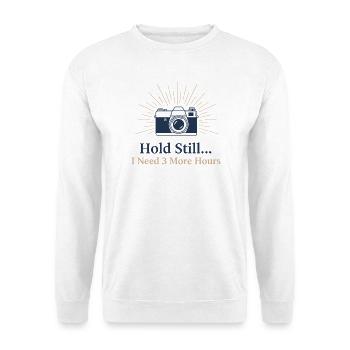 Hold Still Deluxe - Sweat-shirt Unisexe - blanc - Devant