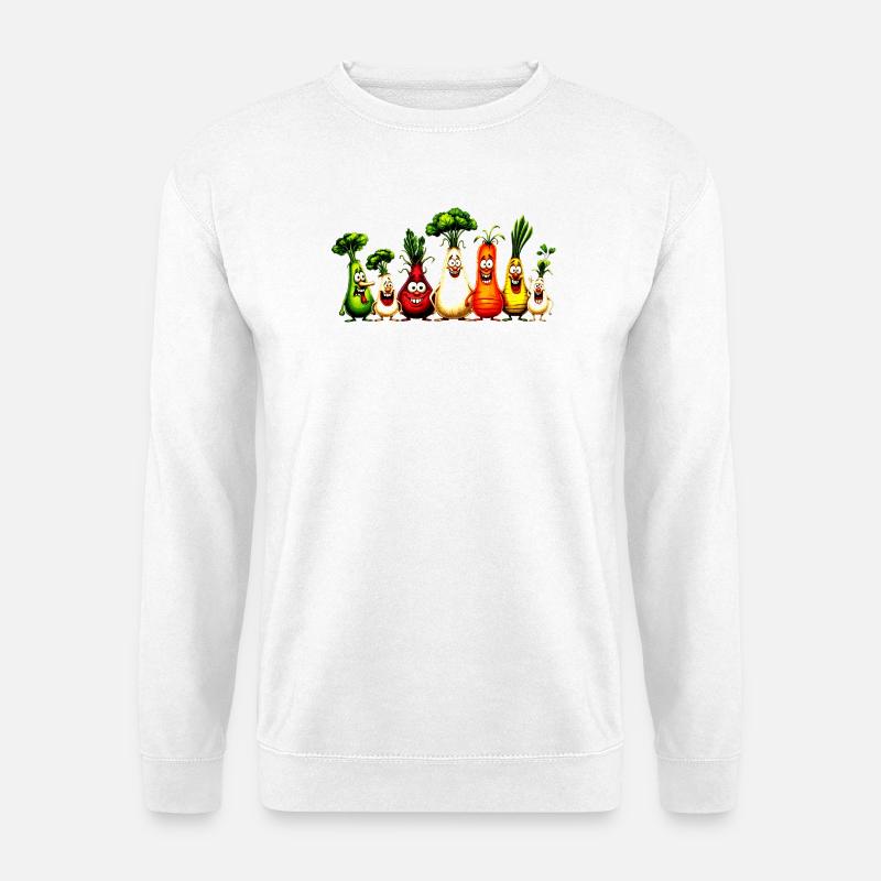 Gemüse - Unisex Pullover - Weiß