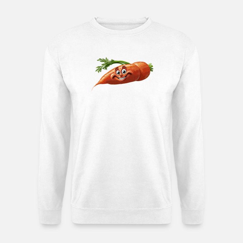 Karotte - Unisex Pullover - Weiß