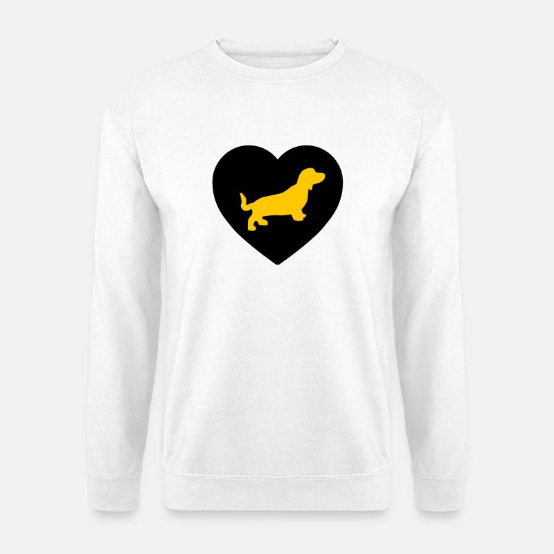 Dackel - Unisex Pullover - Weiß
