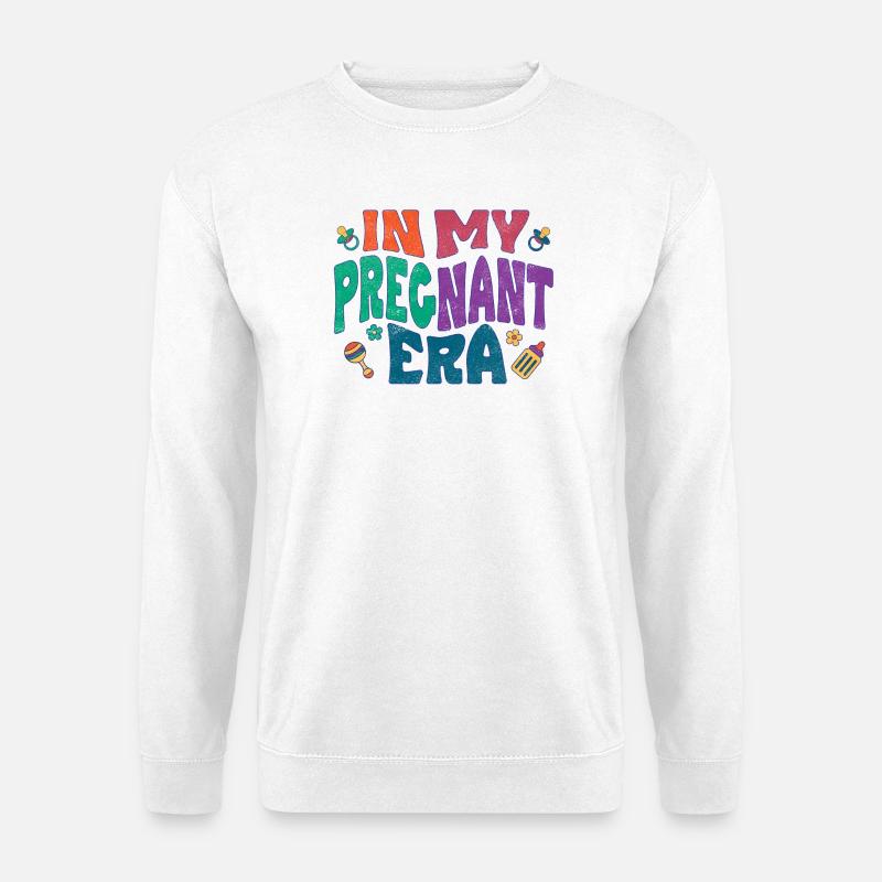 In my pregnant era - Unisex Pullover - Weiß