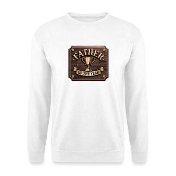 Father of the Year - Funny Dad T-Shirt - Unisex Sweatshirt - white - Front