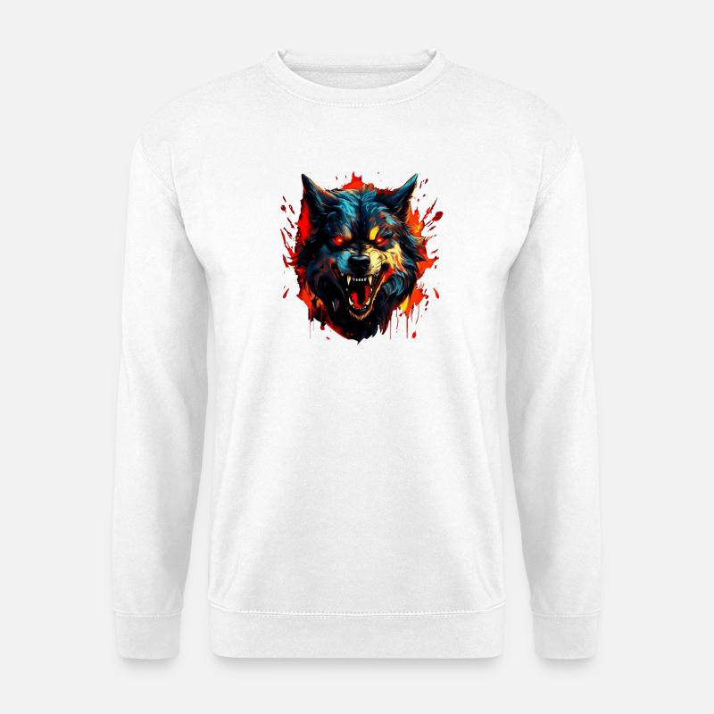Hund - Unisex Pullover - Weiß