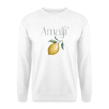 AMALFI – Lemon Chic - Unisex Sweatshirt - white - Front