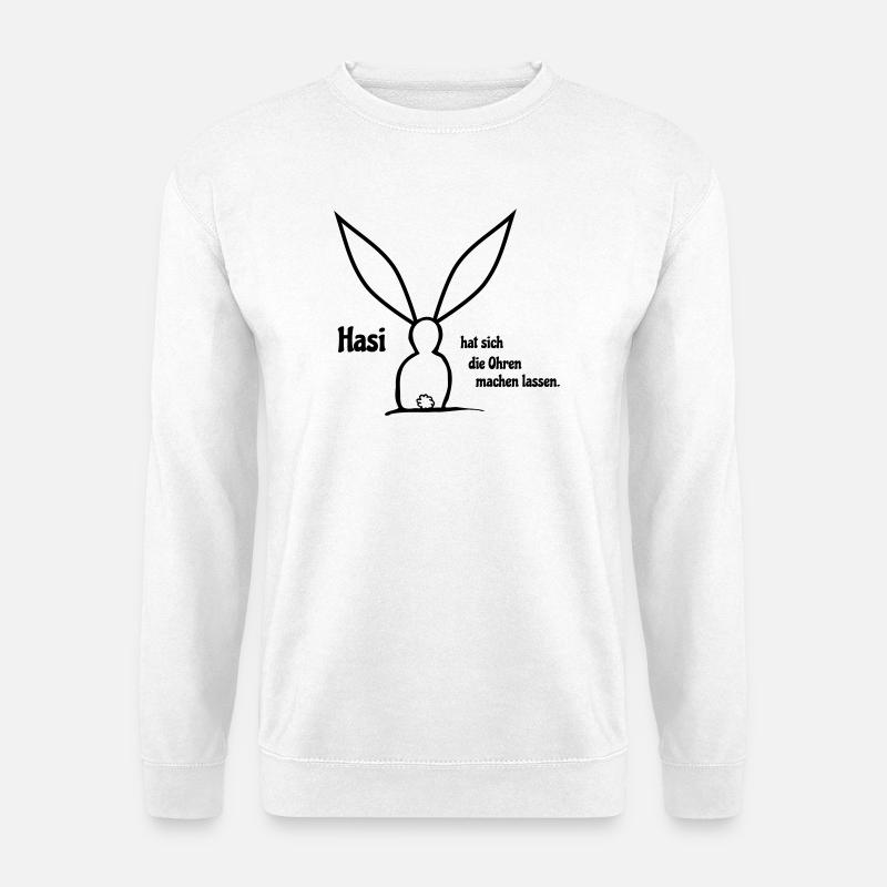 Making ears - Unisex Sweatshirt - white