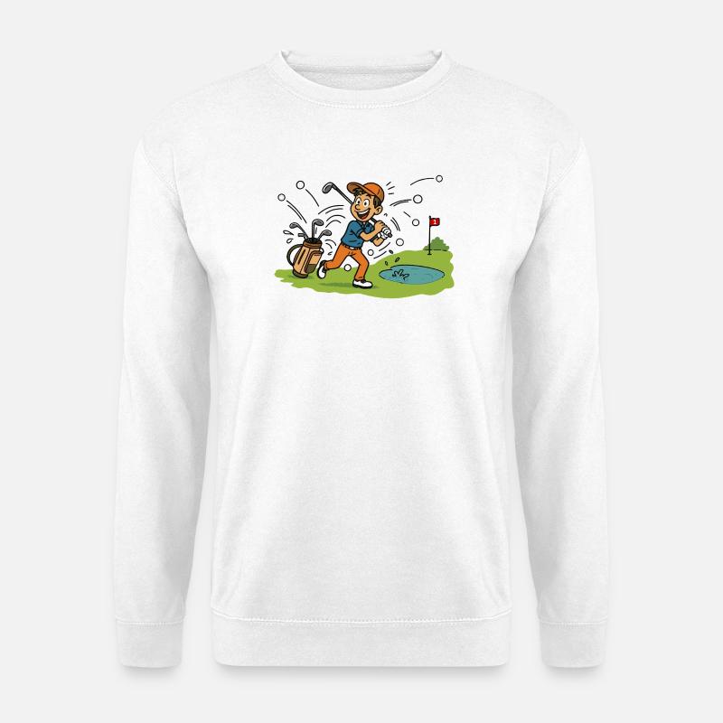 Golf Already Hooked - Unisex Sweatshirt - white