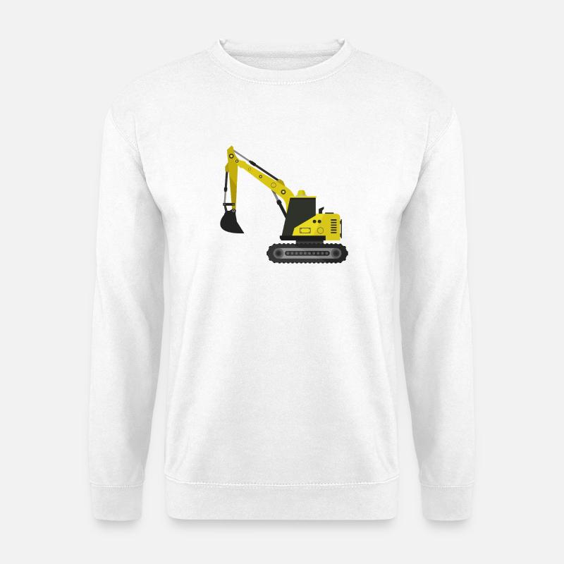 Bagger - Unisex Pullover - Weiß