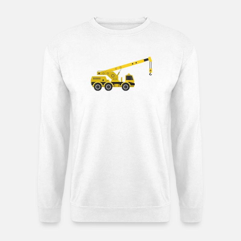 Kranwagen - Unisex Pullover - Weiß