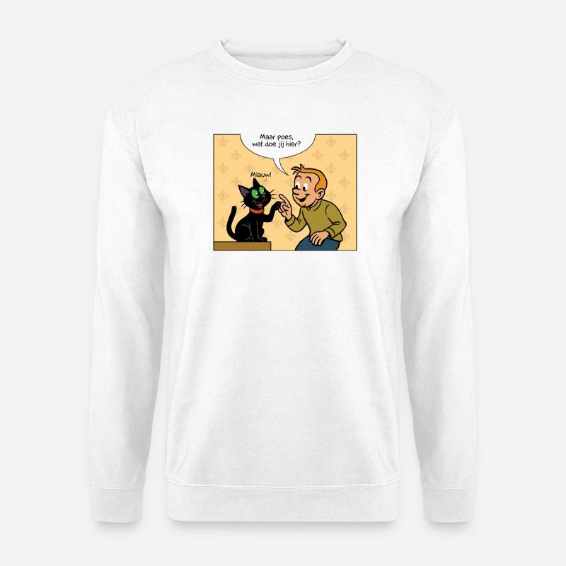 Franky & Meekos erstes Treffen - Unisex Pullover - Weiß