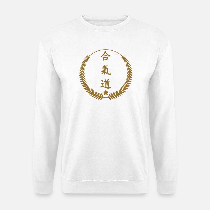 Aikido – Kampfsport – Aikido - Unisex Pullover - Weiß