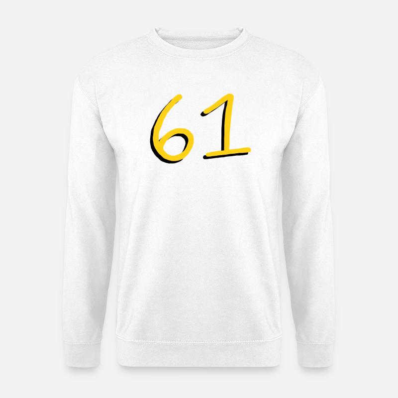 61 - Unisex Pullover - Weiß