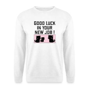 Farewell Company Good Luck - Unisex Sweatshirt - white - Front