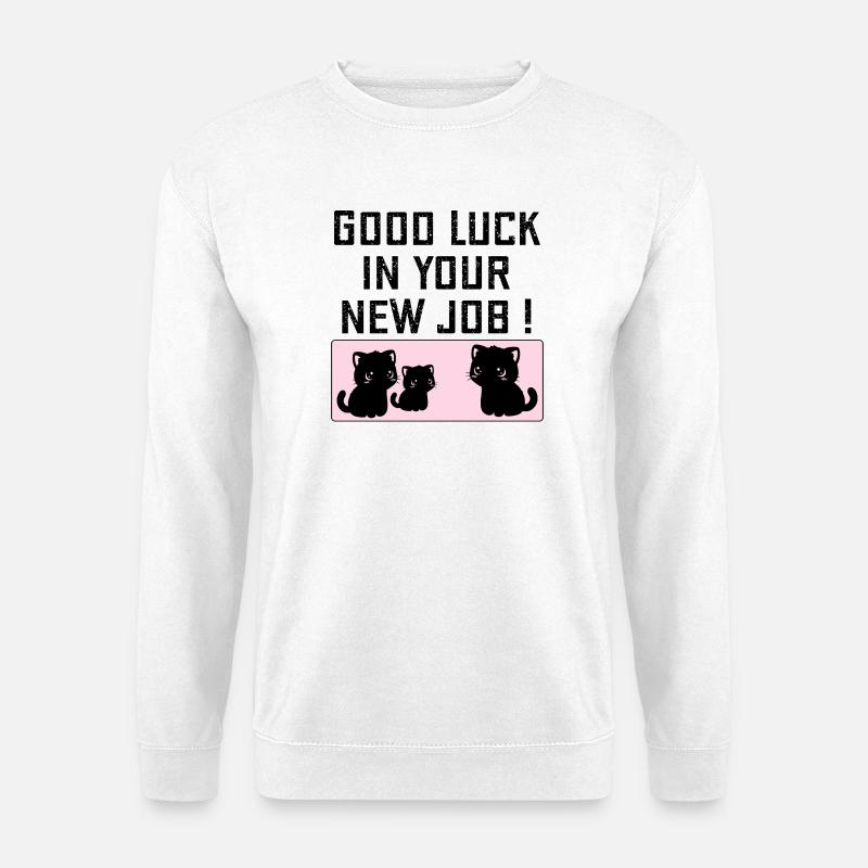 Abschiedsgesellschaft Viel Glück - Unisex Pullover - Weiß