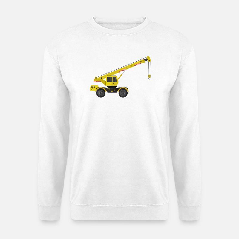 Kranwagen - Unisex Pullover - Weiß