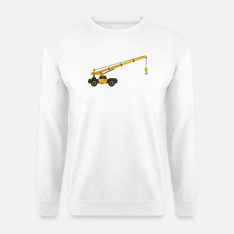 Kranwagen - Unisex Pullover - Weiß