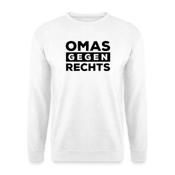 Grannies against the right - Unisex Sweatshirt - white - Front