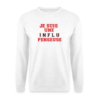 Ich bin ein Influencer - Unisex Pullover - Weiß - Vorne