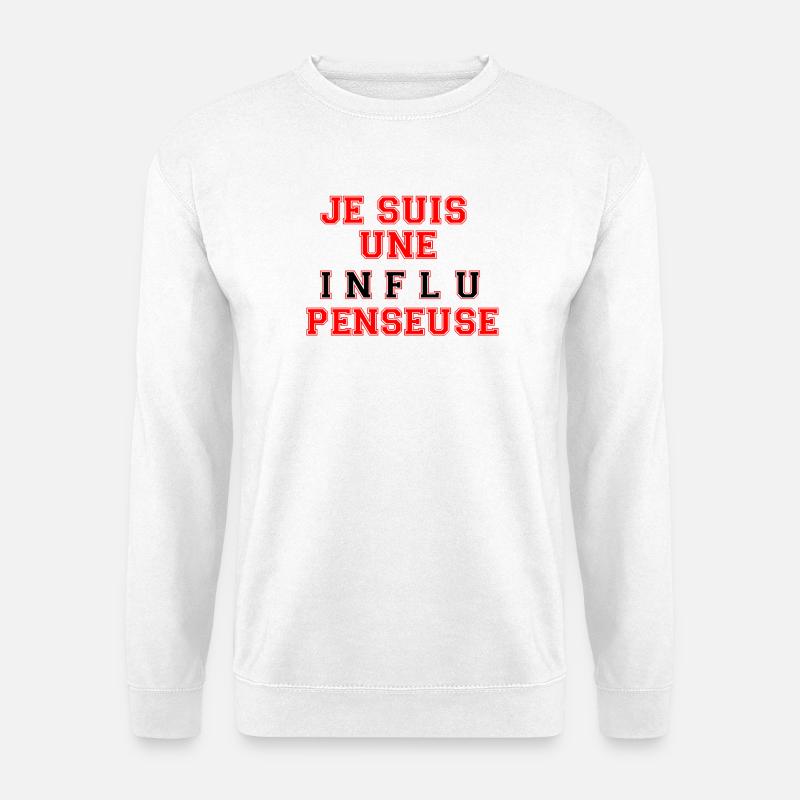 Ich bin ein Influencer - Unisex Pullover - Weiß