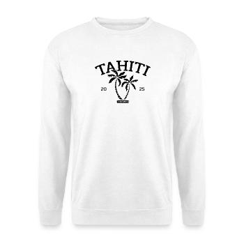 Tahiti - Palm Tree - Palm Trees - French Polynesia Beach - Unisex Sweatshirt - white - Front