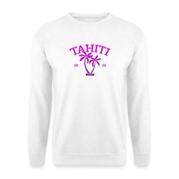 Tahiti - Palm Tree - Palm Trees - French Polynesia Beach - Unisex Sweatshirt - white - Front