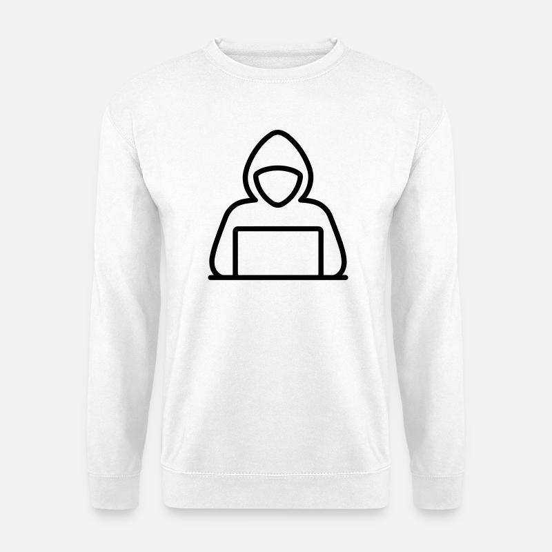 Hacker - Unisex Pullover - Weiß