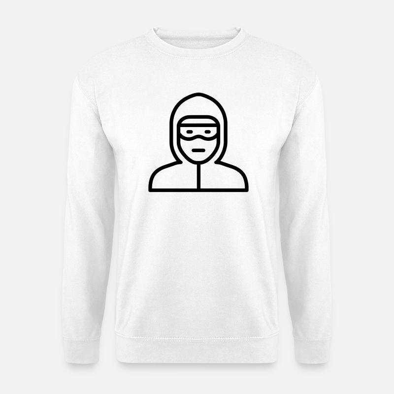 hacker - Sweat-shirt Unisexe - blanc