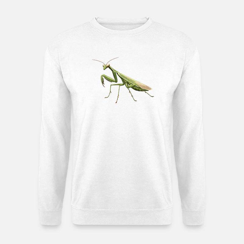 Gottesanbeterinnen Gottesanbeterin - Unisex Pullover - Weiß