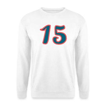 15. 15 YEARS. 15th ANNIVERSARY. 15 YEAR ANNIVERSARY. - Unisex Sweatshirt - white - Front