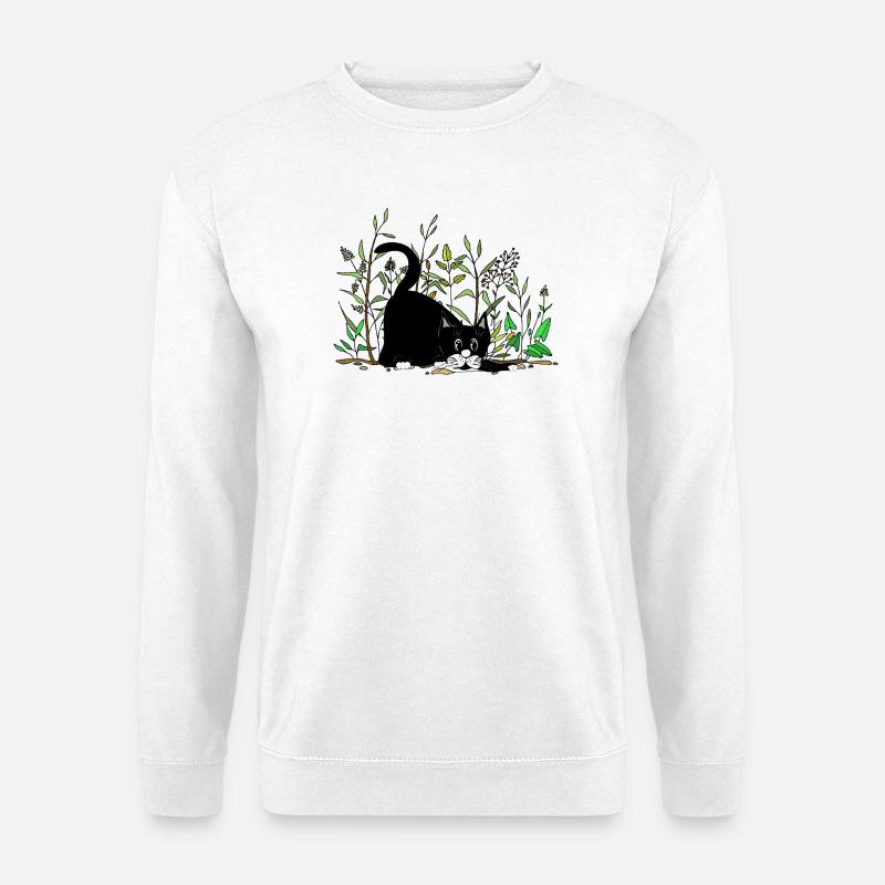 cat - Unisex Sweatshirt - white