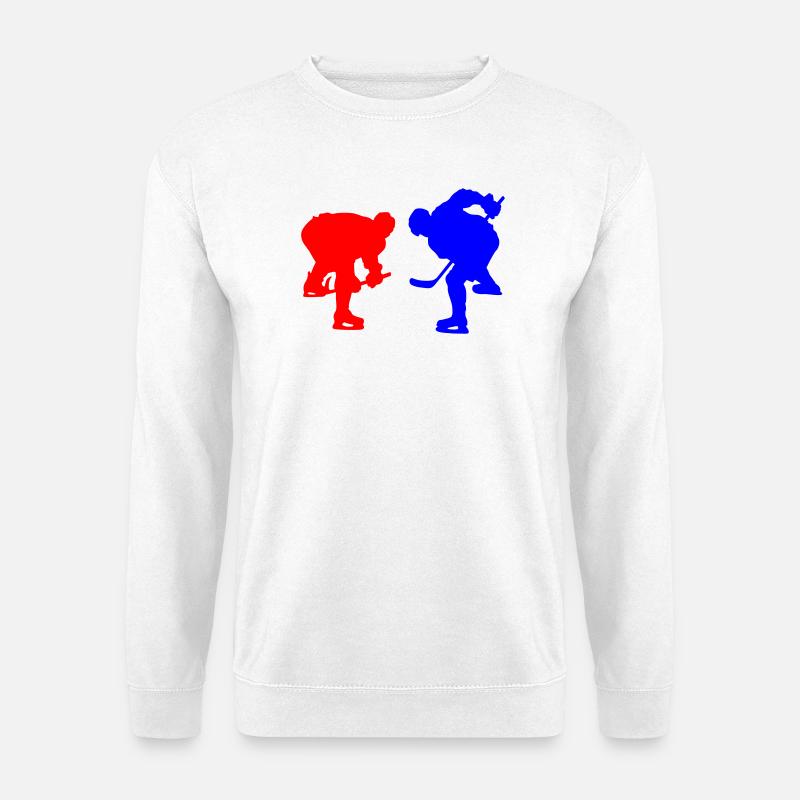 Eishockey - Unisex Pullover - Weiß