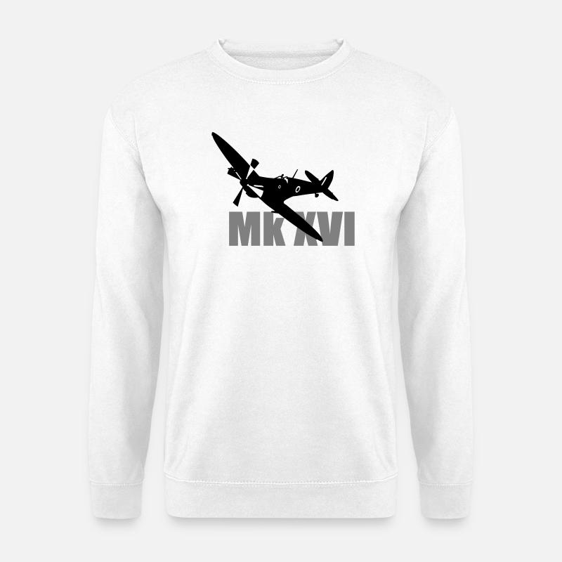 Spitfire Mk 16 - Unisex Pullover - Weiß