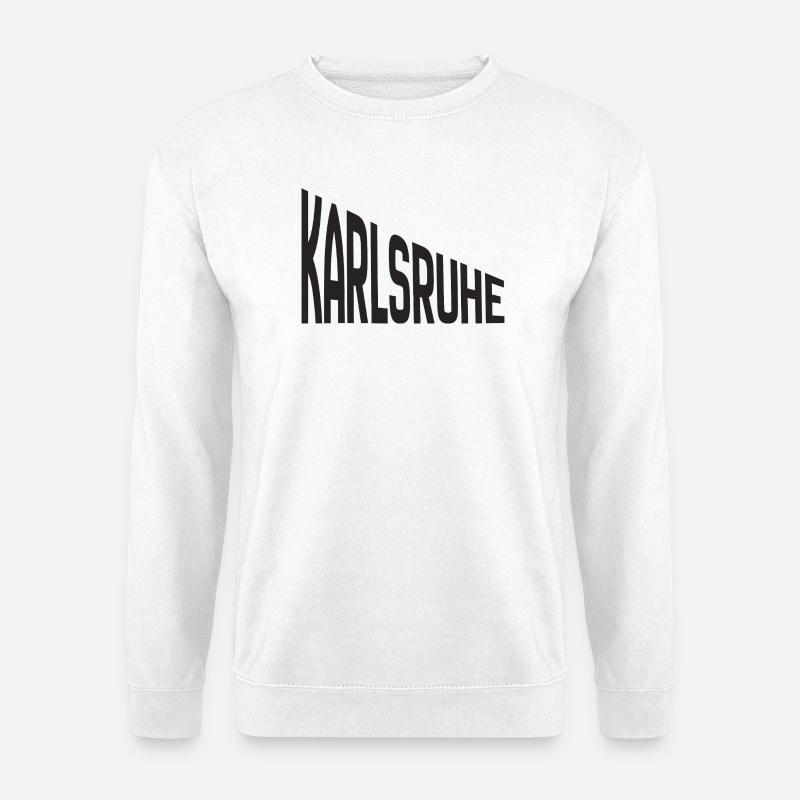 Karlsruhe - Unisex Pullover - Weiß