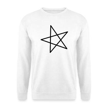 Stern - Unisex Pullover - Weiß - Vorne