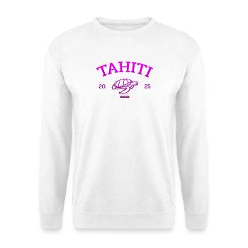 Tahiti - Turtle - French Polynesia - Schildkröte - Unisex Sweatshirt - white - Front