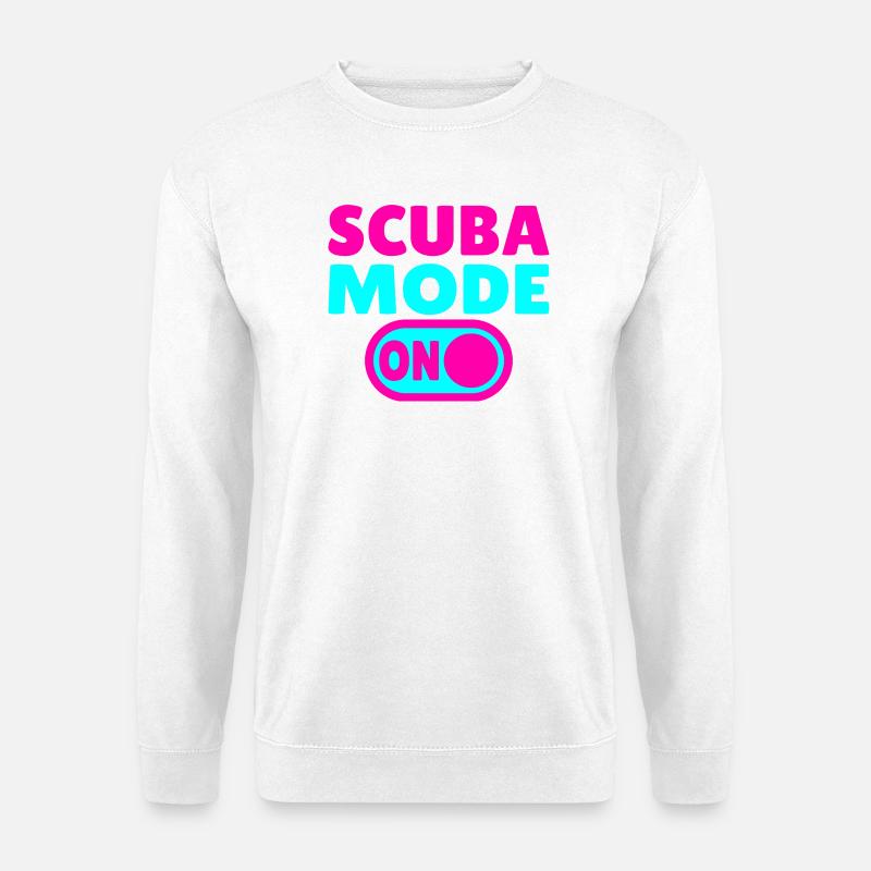 Mode Plongée ACTIVÉ - Plongeur - Sweat-shirt Unisexe - blanc