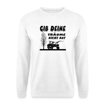 Tractor - Unisex Sweatshirt - white - Front