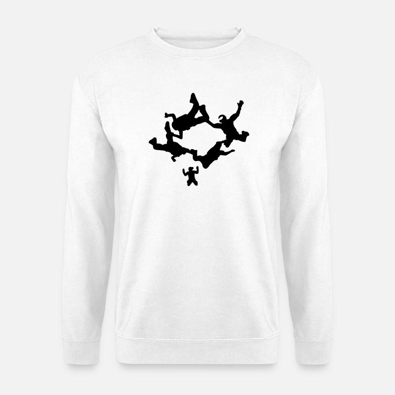 skydiving - Unisex Sweatshirt - white