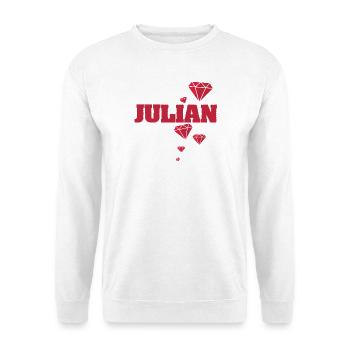 Cadeau pour Julian - Sweat-shirt Unisexe - blanc - Devant