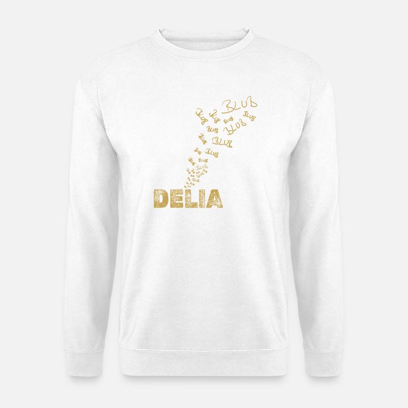 Delia - Unisex Pullover - Weiß
