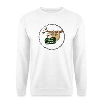 Paresse, je suis là, peut faire du drôle en disant - Sweat-shirt Unisexe - blanc - Devant