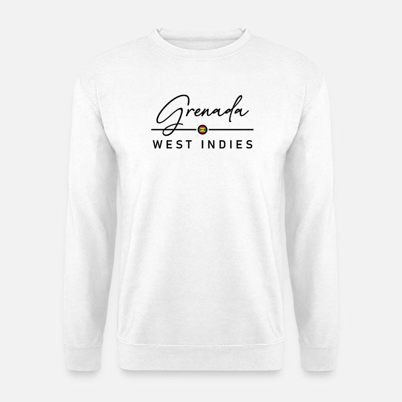 Grenada - West Indies - Karibik - Unisex Pullover - Weiß