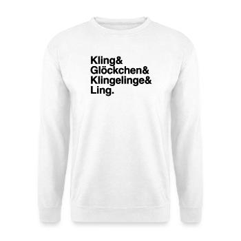 Weihnachten K&G&K&L - Unisex Pullover - Weiß - Vorne