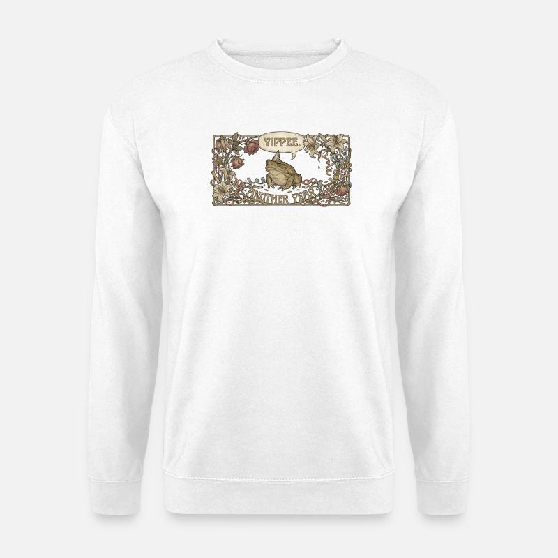Yippee Another Year Toad - Unisex Sweatshirt - white