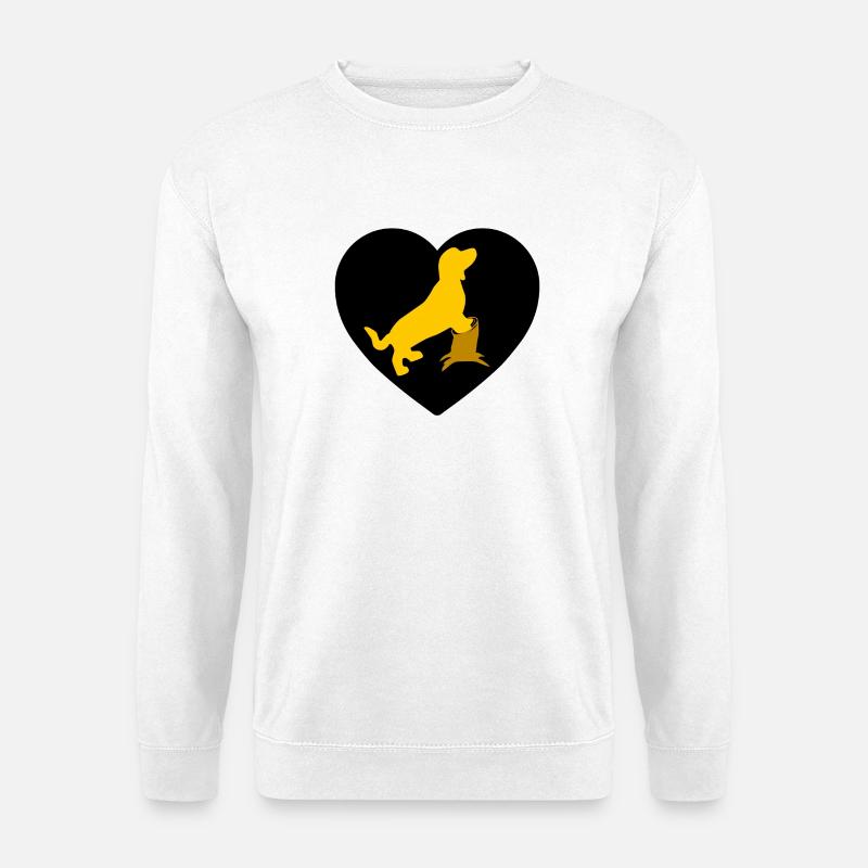 Dackel - Unisex Pullover - Weiß