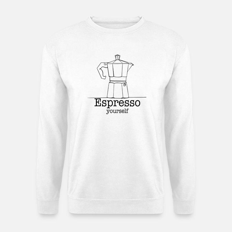Espresso yourself - Unisex Pullover - Weiß
