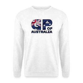 australia_gp - Unisex Sweatshirt - white - Front