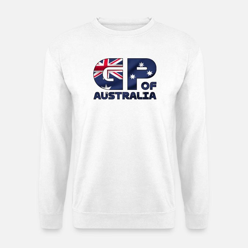 australia_gp - Unisex Pullover - Weiß