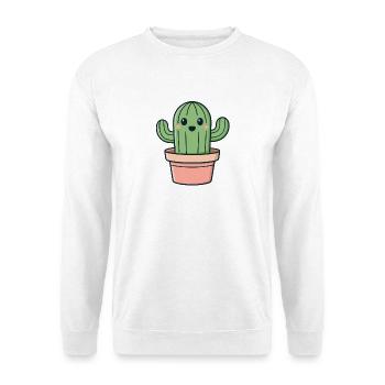 Cactus Smile In A Jar - Unisex Sweatshirt - white - Front